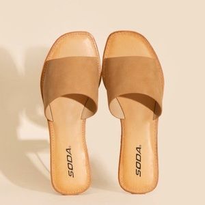Soda Airway Slip On Sandals